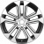 Khomen KHW 1803 7x18 5*108 ET33 DIA60.1 Black-FP Литой Khomen KHW 1803 7x18 5*108 ET33 DIA60.1 Black-FP Литой