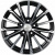 Khomen KHW 1611 6.5x16 5*112 ET39.5 DIA66.6 Black-FP Литой