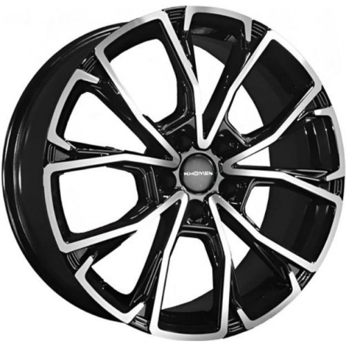 Khomen KHW 1907 7.5x19 5*108 ET46 DIA63.3 Black Литой