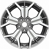 Khomen KHW 1715 7x17 5*112 ET54 DIA57.1 Gray Литой